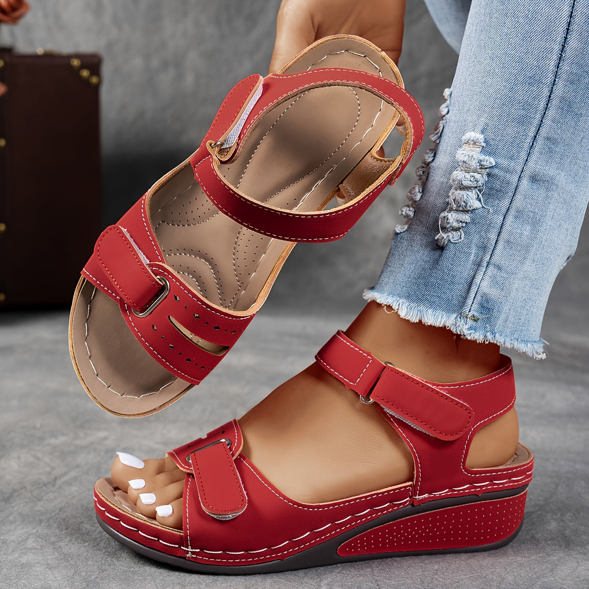 Laura™ – Elegant Sandals for Sensitive Feet