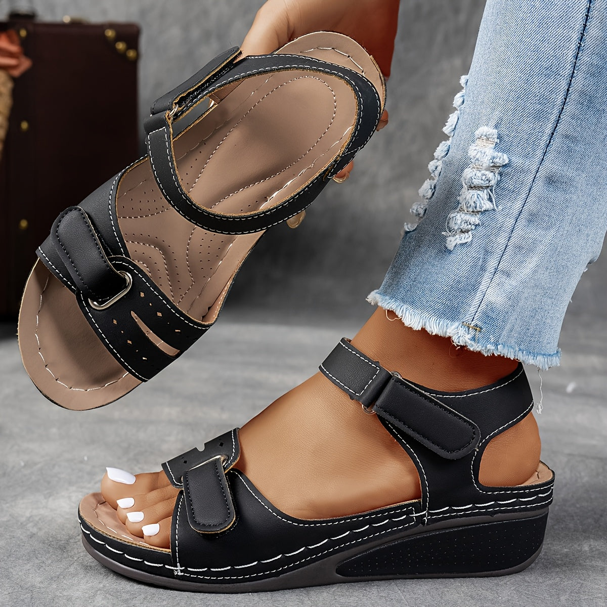 Laura™ – Elegant Sandals for Sensitive Feet