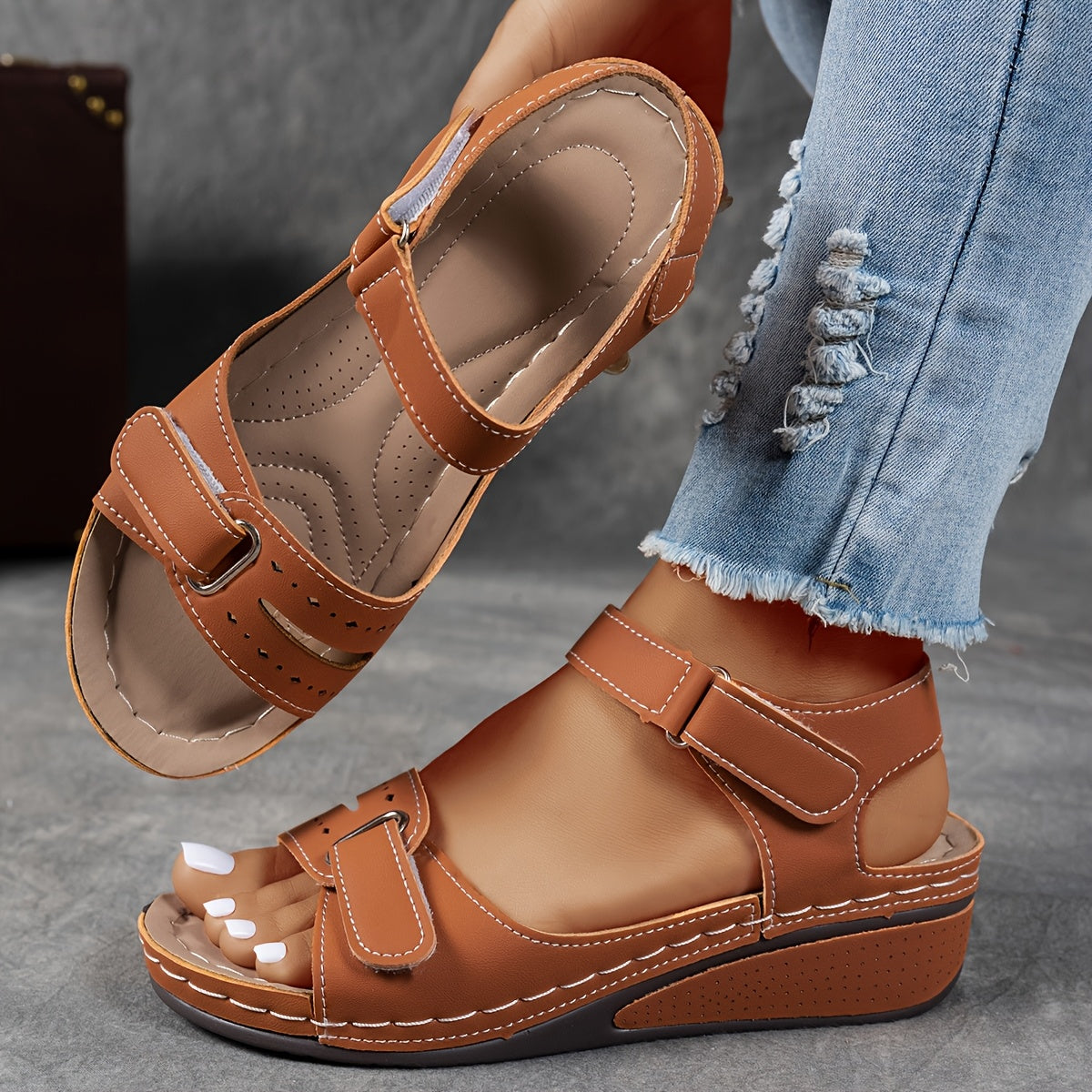 Laura™ – Elegant Sandals for Sensitive Feet