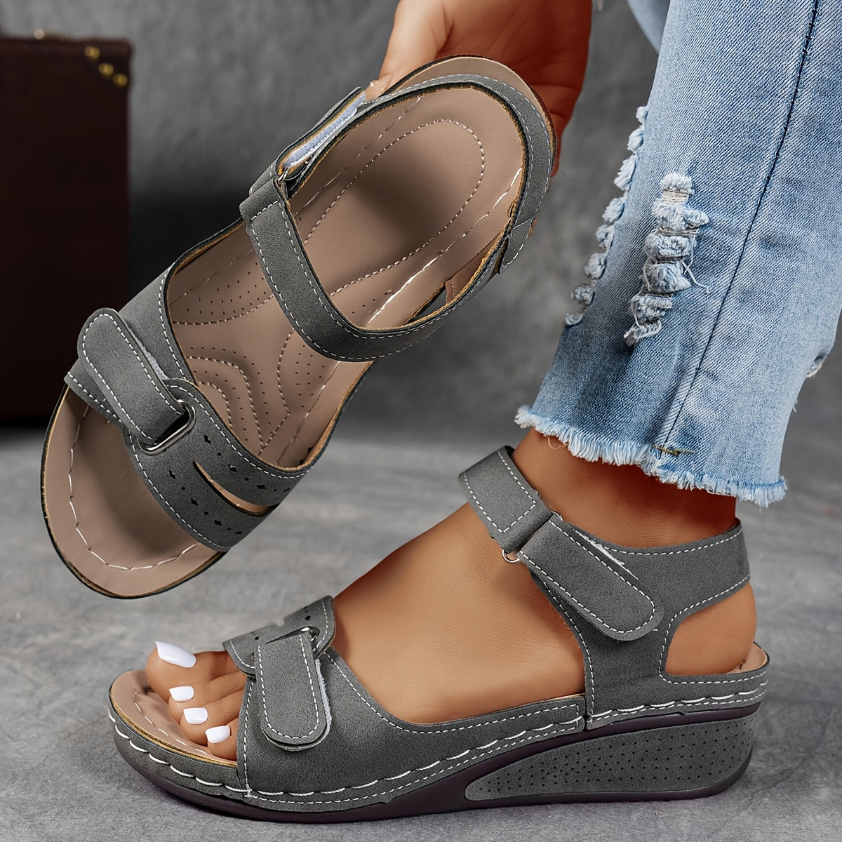 Laura™ – Elegant Sandals for Sensitive Feet