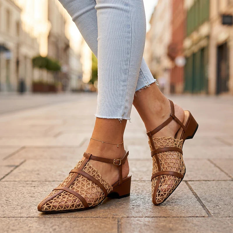 Callista Woven Sandals