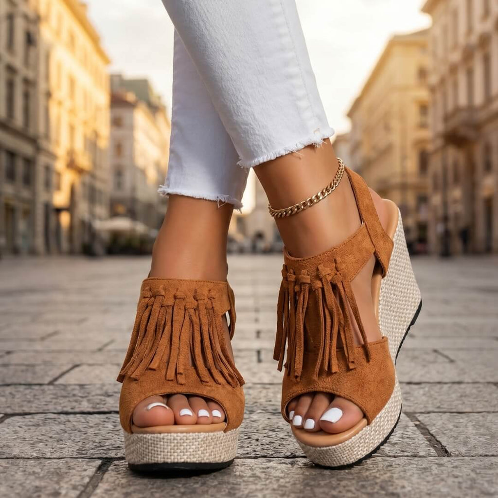 Lavinia Wedge Sandals